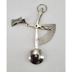 Vintage Pocket Hanging Letter Postal Scale with Plastic Case.